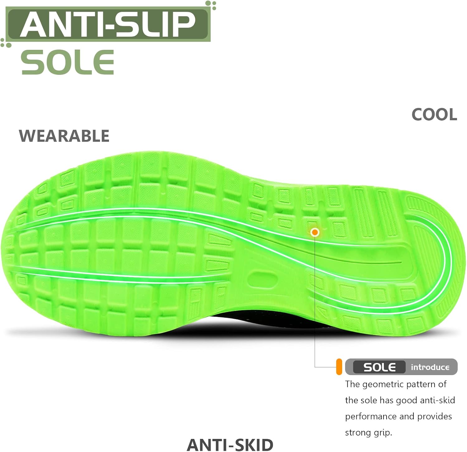 Thumbnail 5 de ASHION Kinder Turnschuhe Jungen Sneaker aus atmungsaktivem Mesh mit Klettverschluss