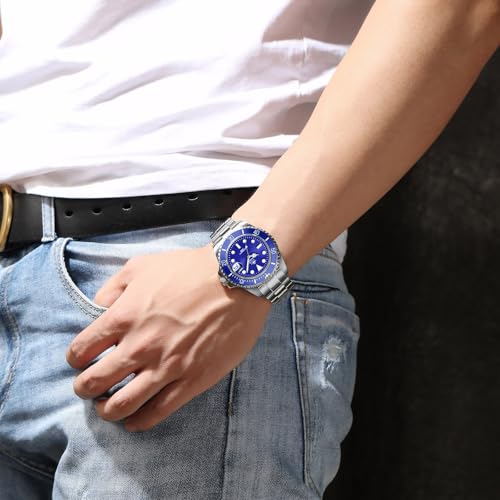 Detalle de ADDIESDIVE AD2503: Reloj automático de buceo para hombre, 200 m, movimiento japonés 8215