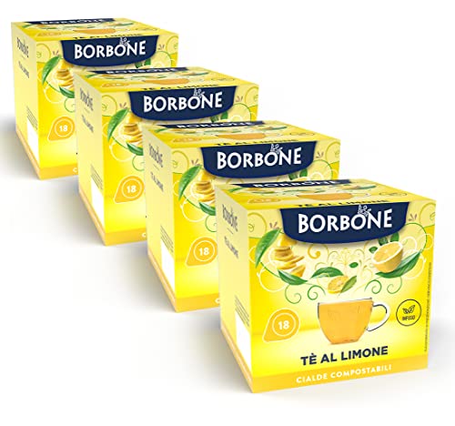 Detalle 2 de Caffé Borbone Thé au Citron 72 dosettes ⚖