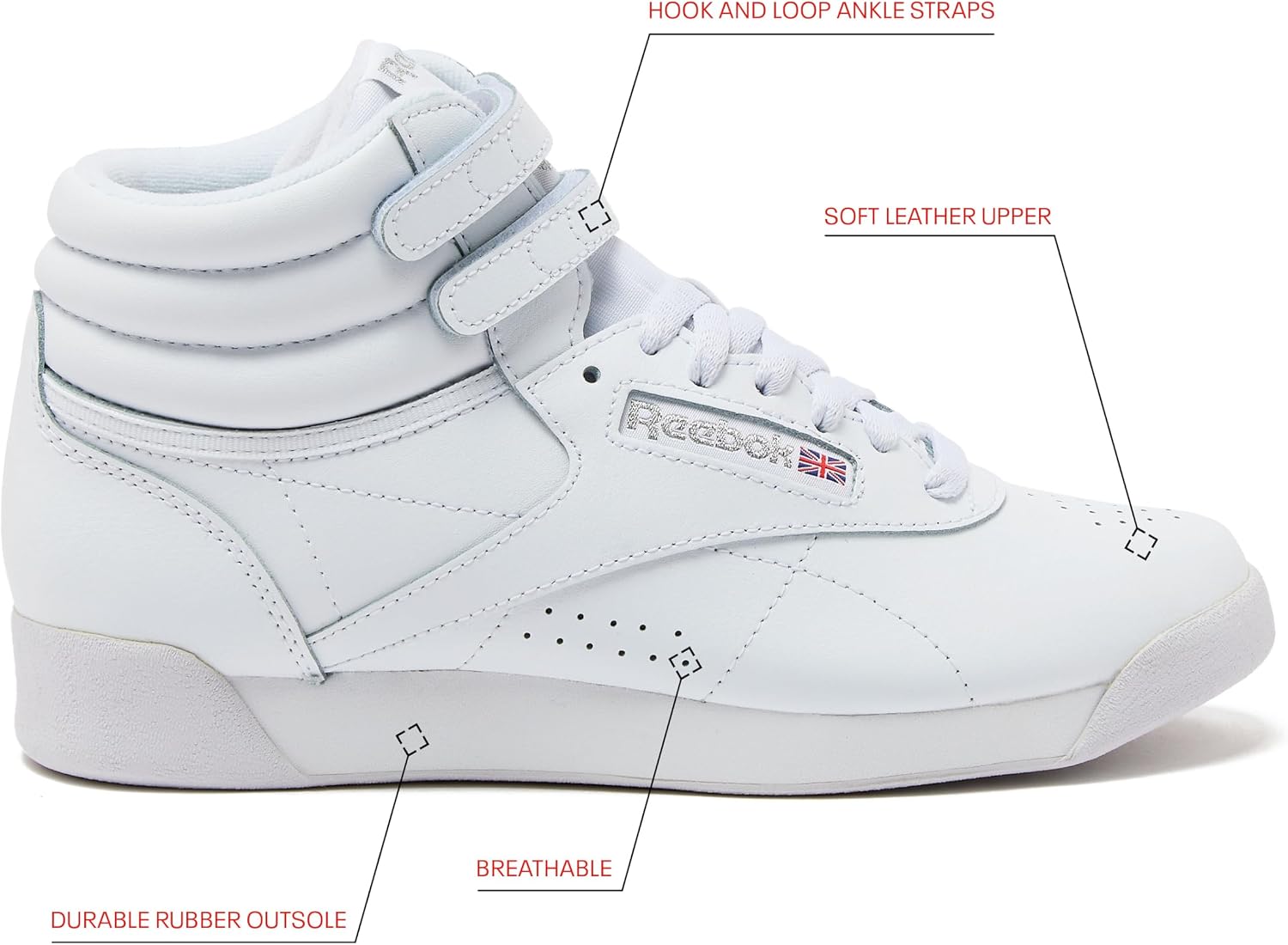 Thumbnail 2 de Reebok Freestyle Hi Women's High-Top Sneakers