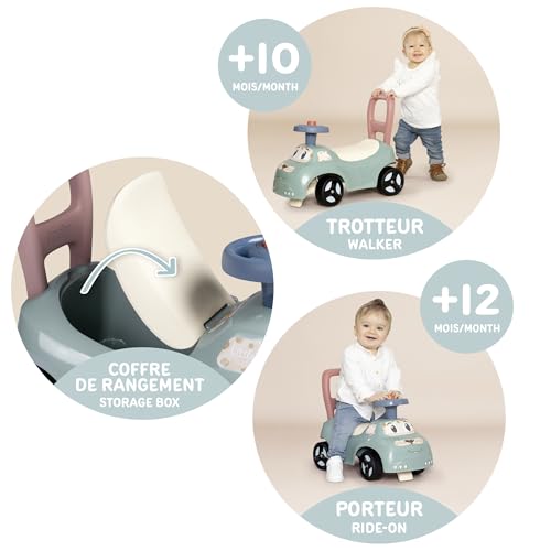 Detalle de Little Smoby Porteur Auto - Fait pour l’éveil des tout-petits et premier trotteur