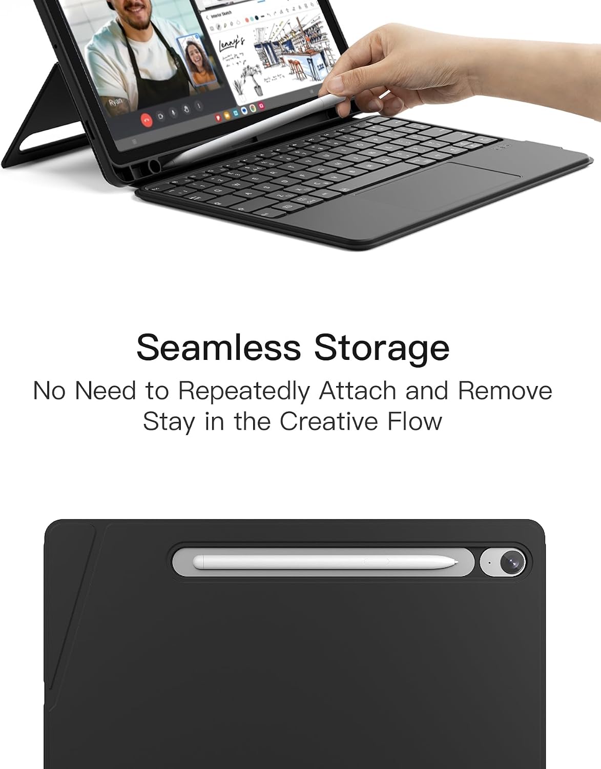 Thumbnail 6 de Inateck AceTouch N0064 keyboard case 10.9" for Galaxy Tab S10 FE