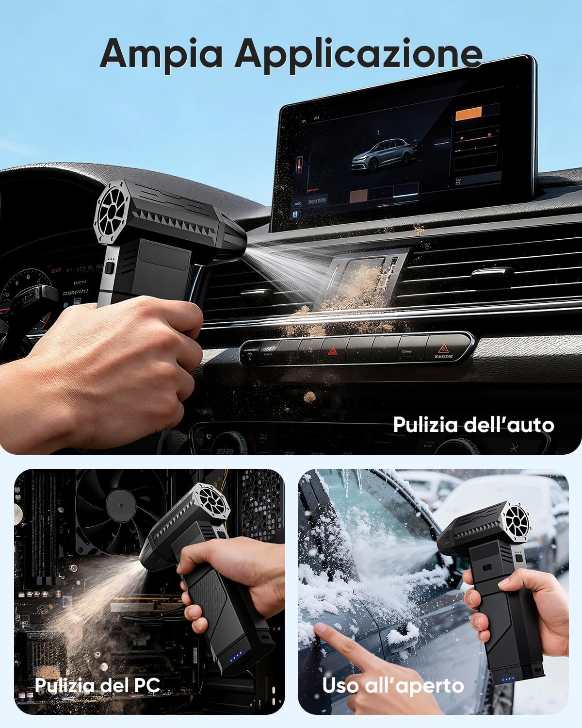 Thumbnail 4 de Soffiatore Aria Compressa F3 223MPH 🧹