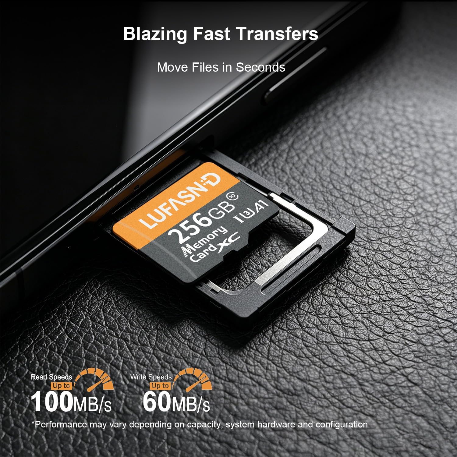 Thumbnail 1 de Lufasnd NS-TF01 256GB microSDXC Card, U3 C10 V30, Up to 100MB/s