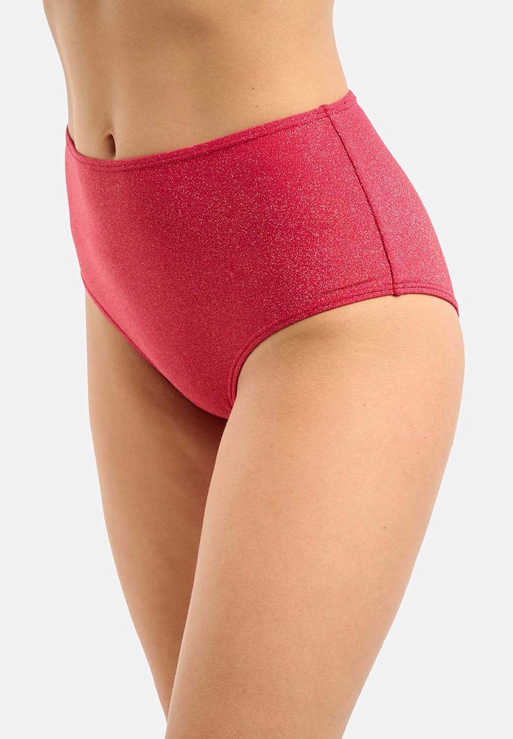 Thumbnail 5 de Sans Complexe - Modèle Reflet : Bas de Maillot de Bain Taille Haute pour Femme, lurex et recyclé
