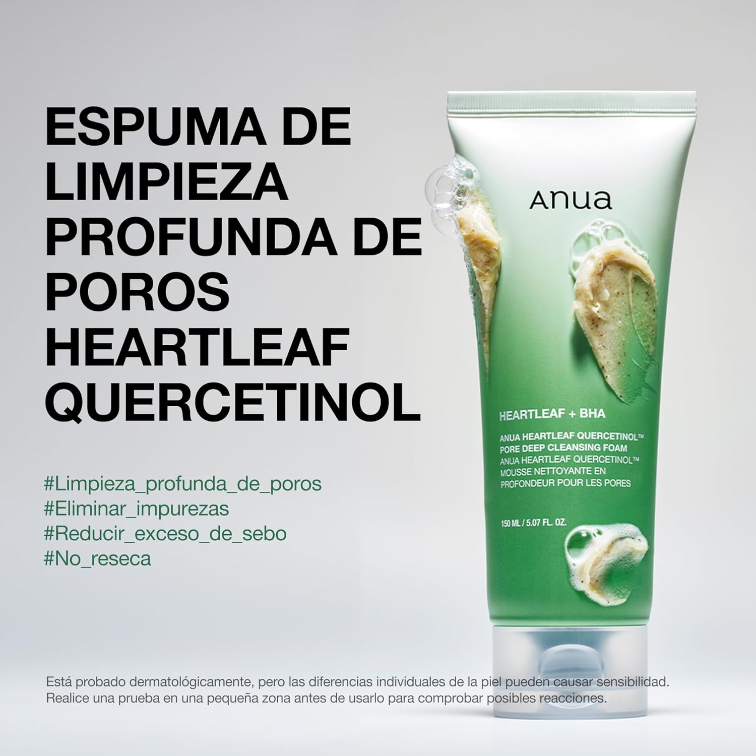 Thumbnail 1 de Anua Heartleaf Quercetinol Pore Deep Cleansing Foam 150 ml