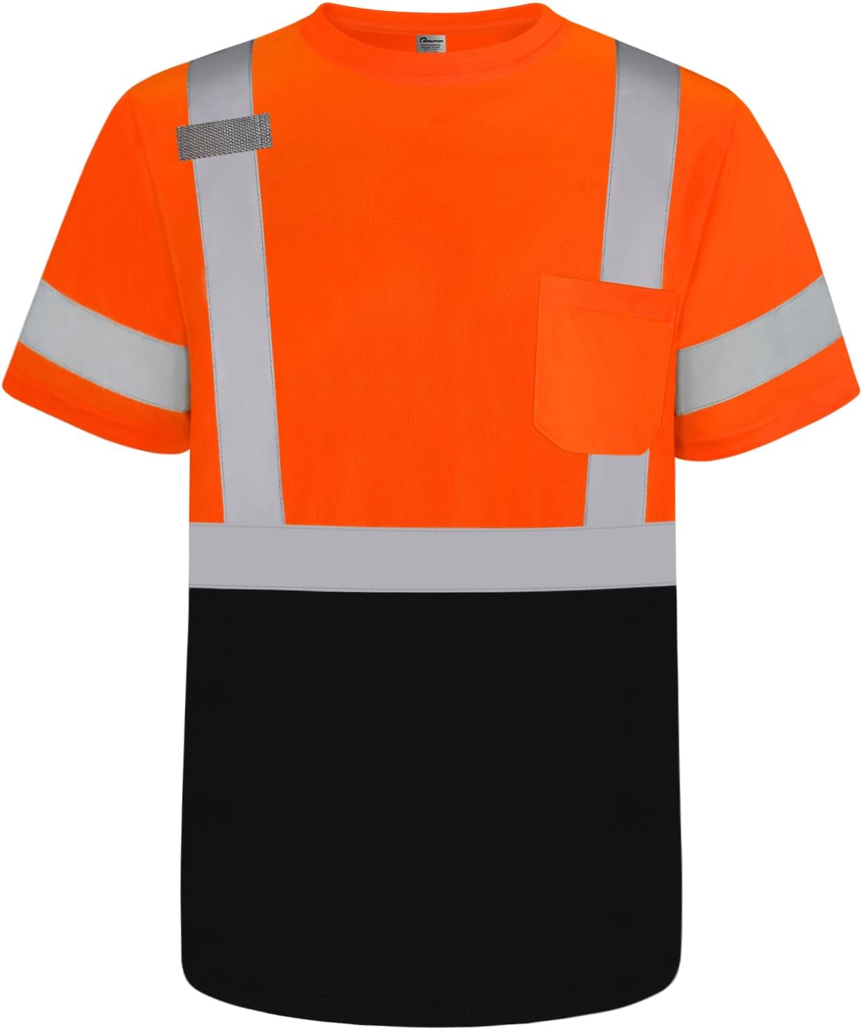 Thumbnail 6 de Graunton Warnschutz T-Shirt – Hochsichtbares Warnshirt mit Reflektierenden Streifen, Größe L, Black