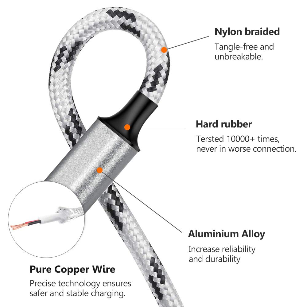 Thumbnail 5 de Multi Charging Cable 5ft 3Pack 3-in-1