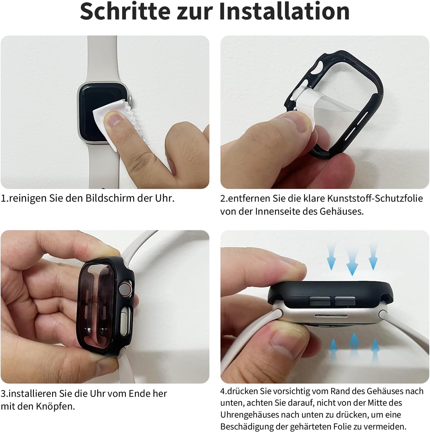 Thumbnail 6 de TGKML 2-Stück Schutzhülle 44 mm Apple Watch