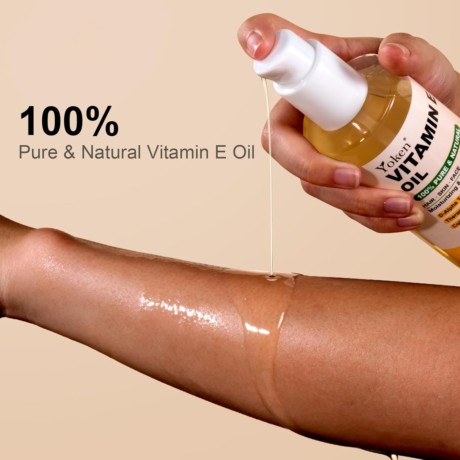 Detalle 2 de Yoken Vitamin E Oil 8 oz ⚡