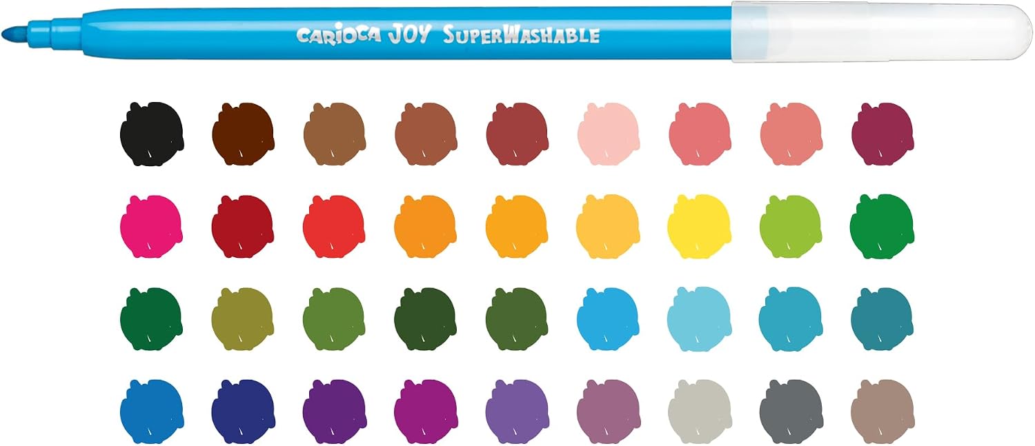 Detalle de CARIOCA Pennarelli Joy Box 36 pezzi pennarelli colorati