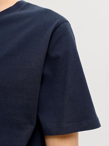 Detalle 2 de JACK & JONES JJEORGANIC BASIC TEE SS O-NECK NOOS – T‑shirt in cotone biologico, Navy Blazer, M