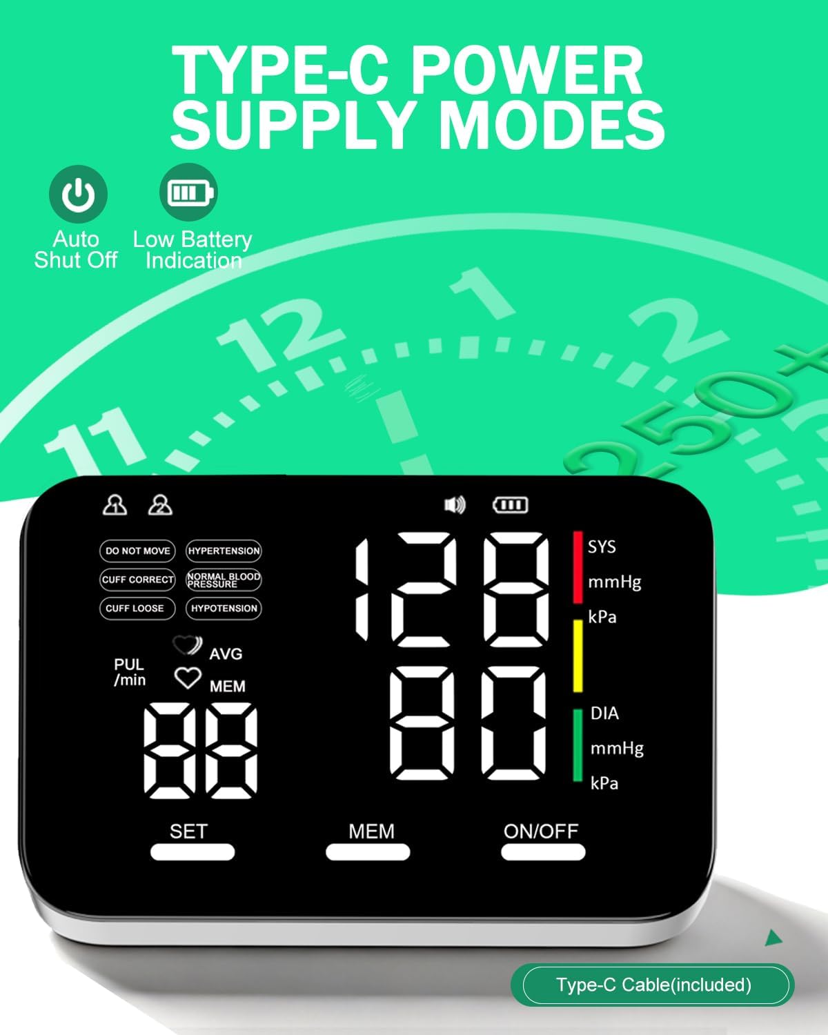 Thumbnail 4 de Blood Pressure Monitor with 2-User Memory