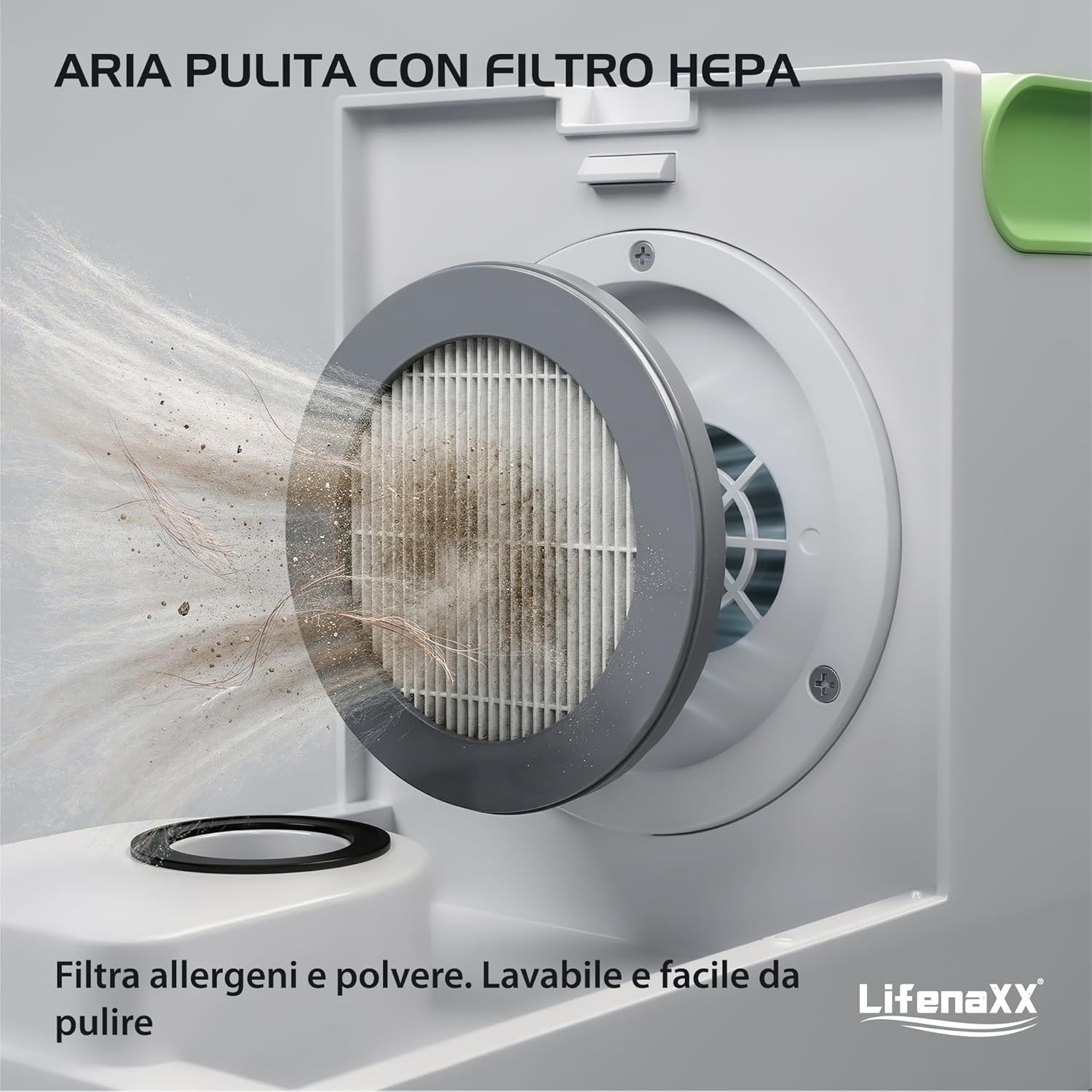 Detalle 2 de Lifenaxx Tosa Animali 6 in 1 con Aspirazione LX-052: kit tosatura silenzioso per cani e gatti