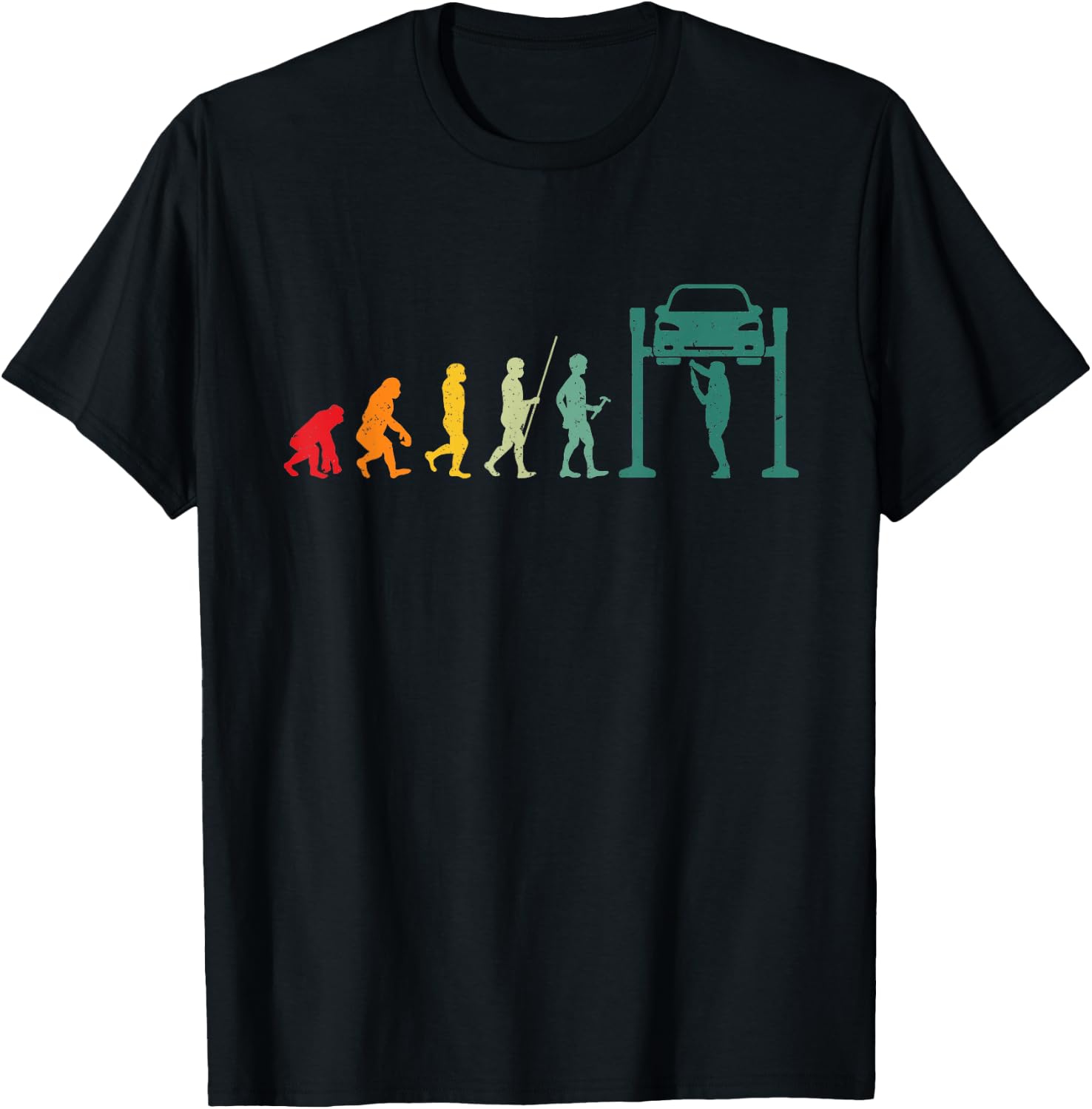 Detalle de Visseuse de Voiture Style rétro – T‑Shirt cadeau pour homme
