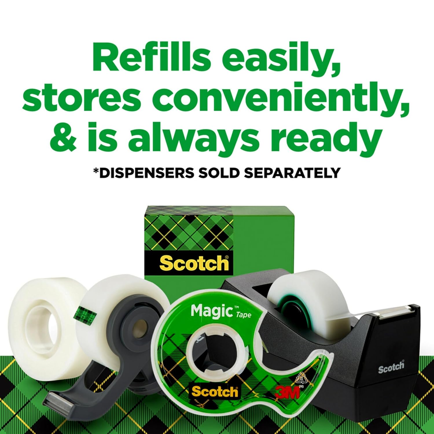 Thumbnail 5 de Scotch Magic Tape invisible 6 rolls