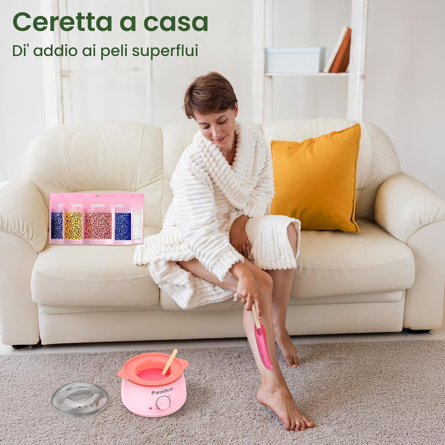 Detalle 2 de IFANZETECH Scaldacera Cera Brasiliana 500g 🕯