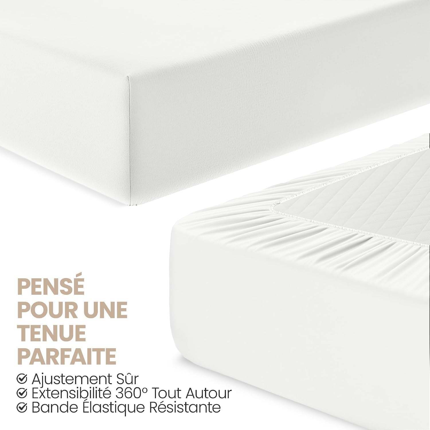 Thumbnail 4 de Utopia Bedding 180 x 200 Drap Housse 35 cm