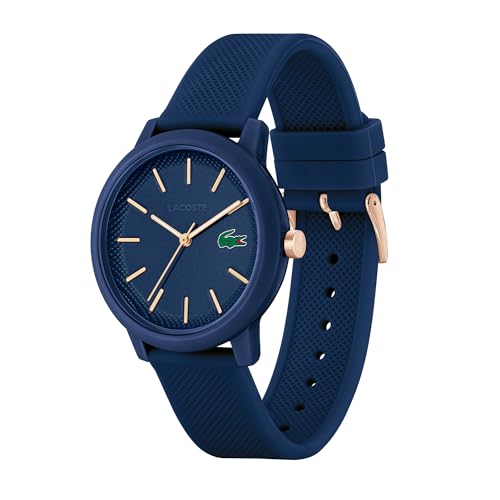 Thumbnail 1 de Lacoste Reloj Analógico de Cuarzo con correa de silicona petit piqué – 42 mm, azul marino