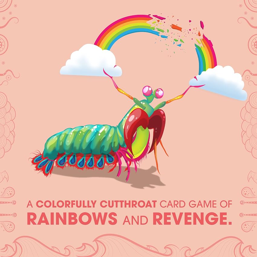 Detalle 1 de Exploding Kittens Mantis, Juego de Cartas para Toda la Familia 🐾