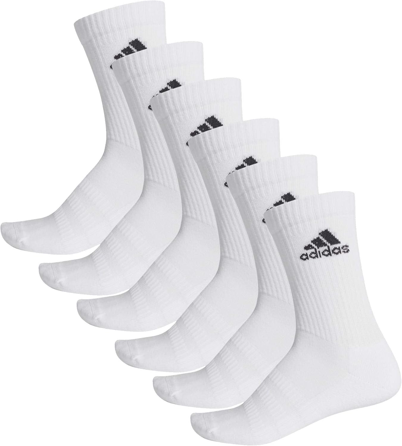 Thumbnail 4 de adidas Mixte Coussins Sportswear Crew Socks 6 paires
