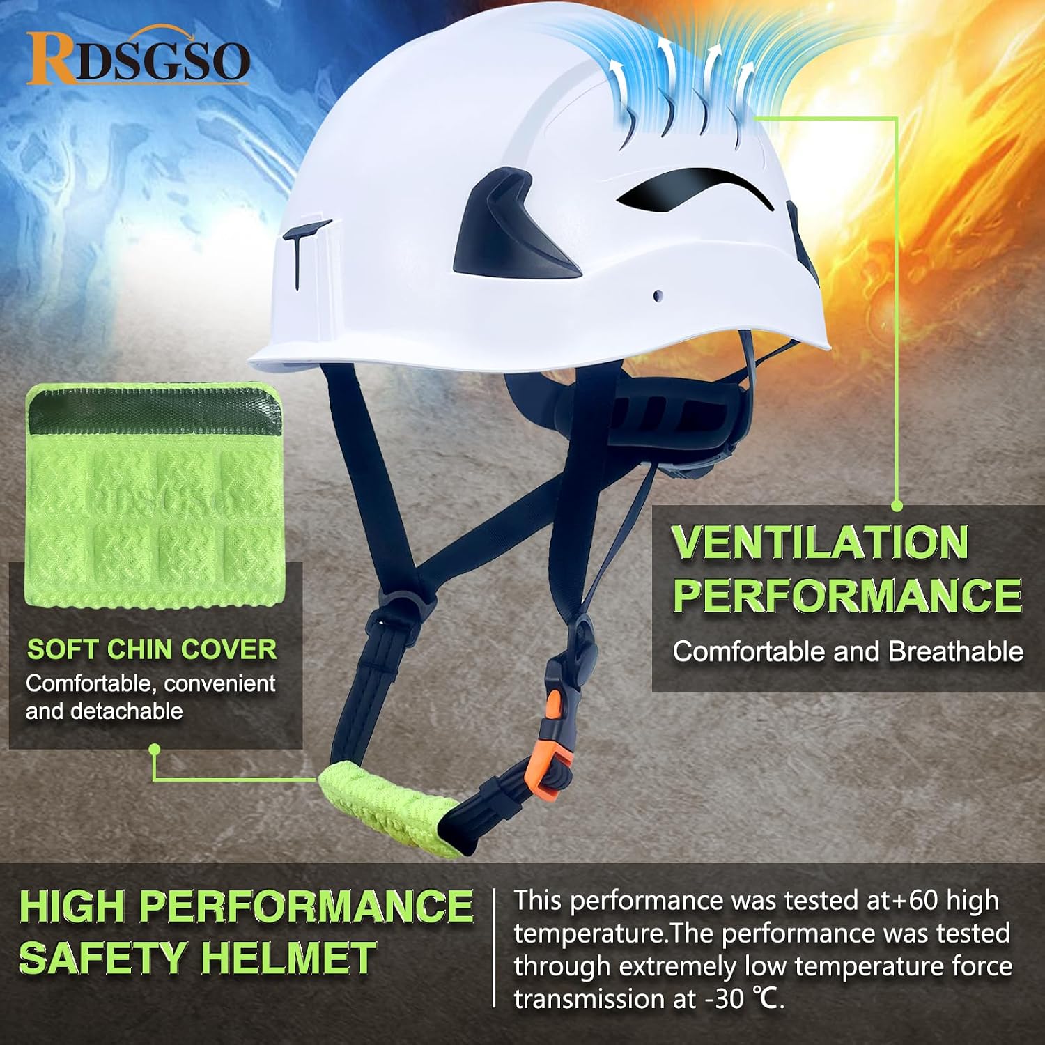 Detalle 2 de RDSGSO ANSI Type 2 R2 Safety Helmet