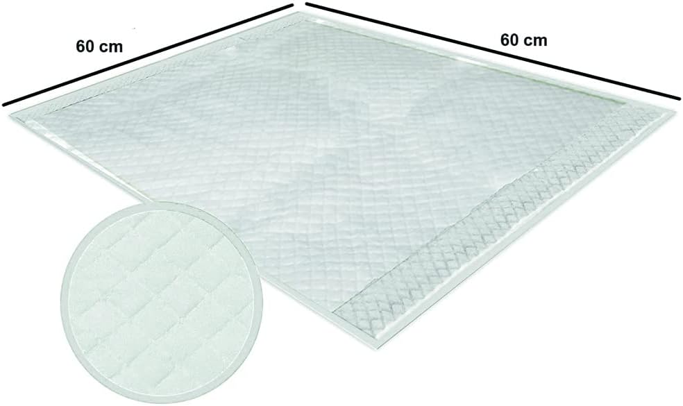 Detalle de Croci Super Nappy – Tappetini Igienici per Cani 60x60 cm, 50 pezzi