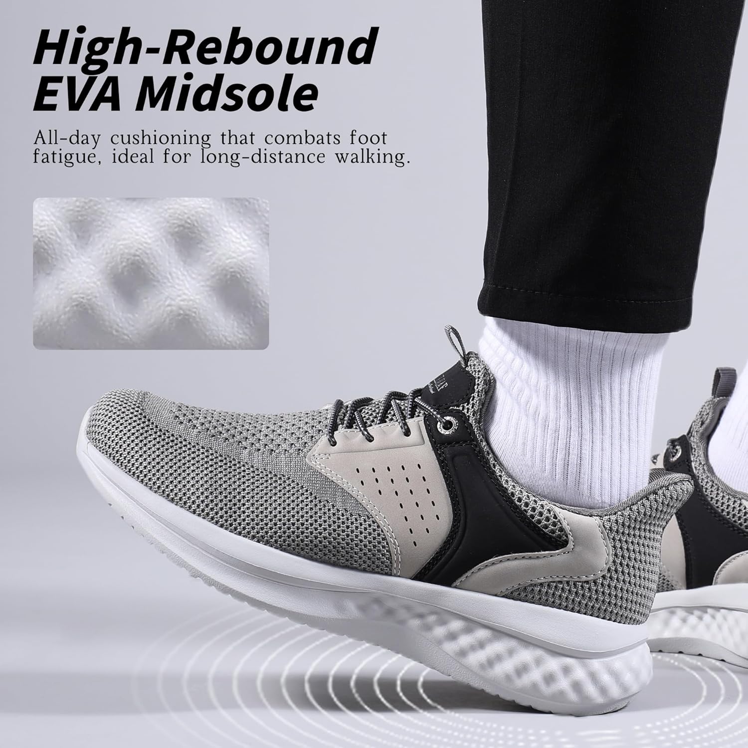 Thumbnail 6 de ANALeaf Men's Trainers Hands Free Slip-On Sneakers — Comfortable, Breathable Everyday Shoes
