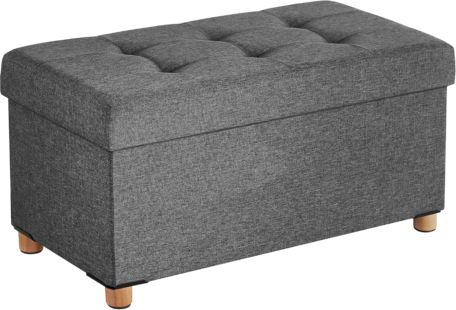 Detalle de SONGMICS Cassapanca pouf contenitore 77 L