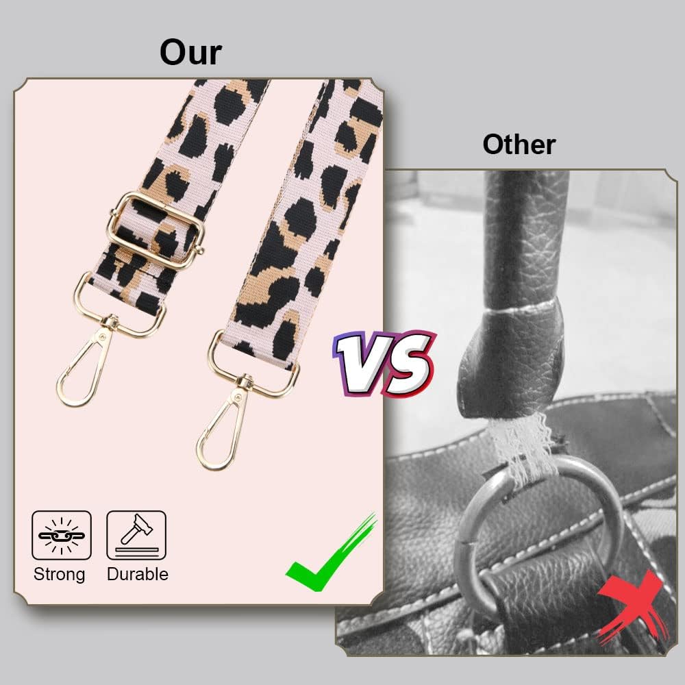 Detalle de Aucuu sangle de remplacement réglable pour sac à main et bandoulière multicolore
