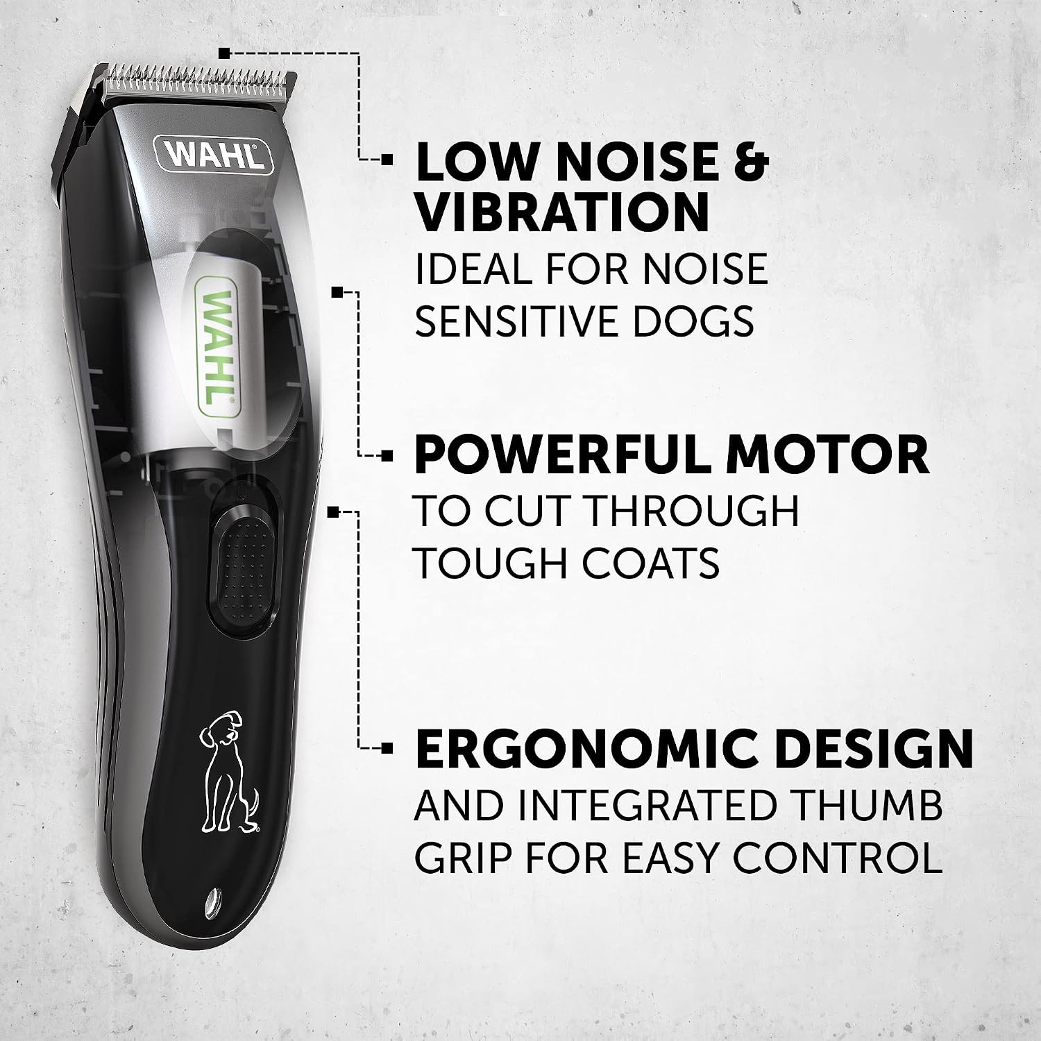 Detalle 2 de Wahl Rechargeable Pet Clipper 60‑Min run time