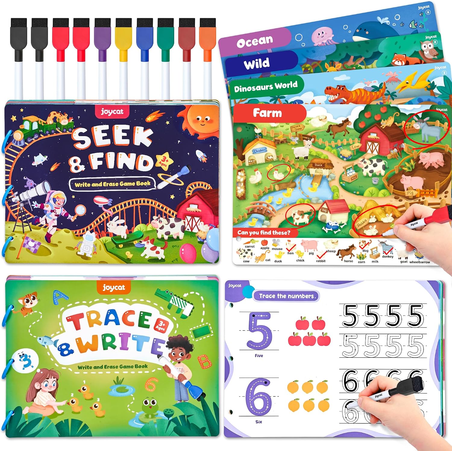Detalle de JoyCat 2 Pack Preschool Learning Set