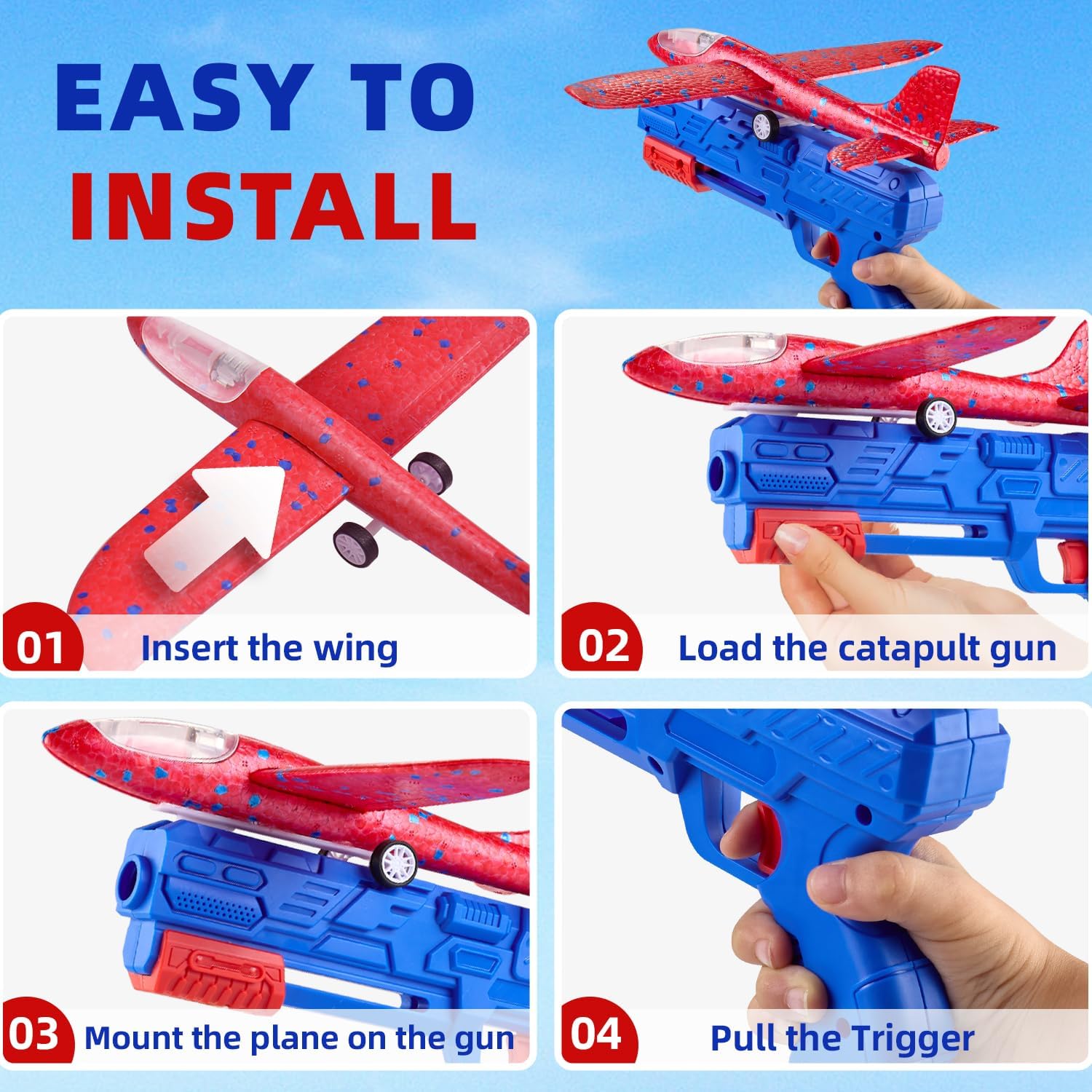 Thumbnail 4 de Neoot Neoot Toy Airplane 3 Pack LED