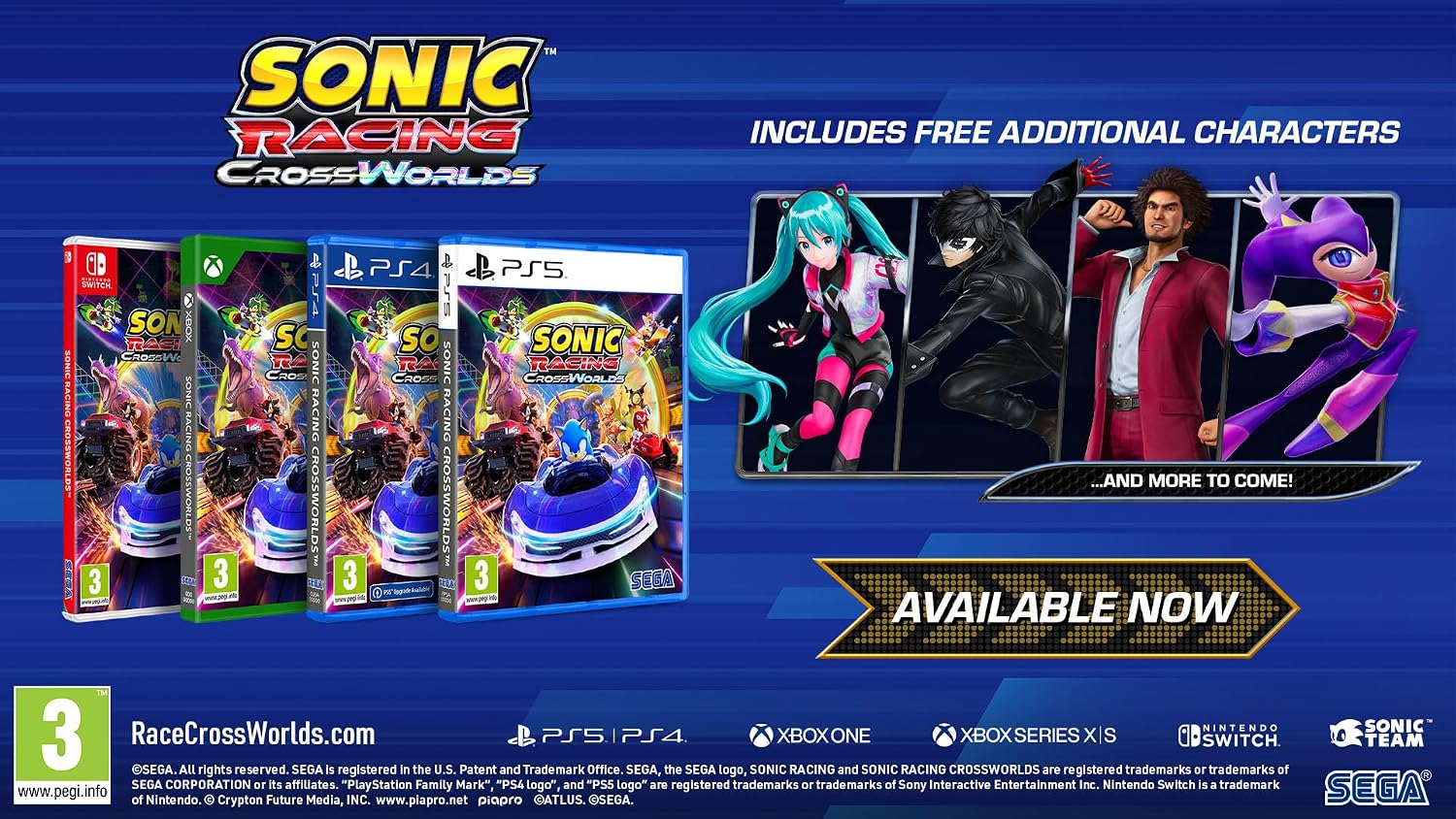 Thumbnail 3 de Sonic Racing: CrossWorlds Xbox Series X