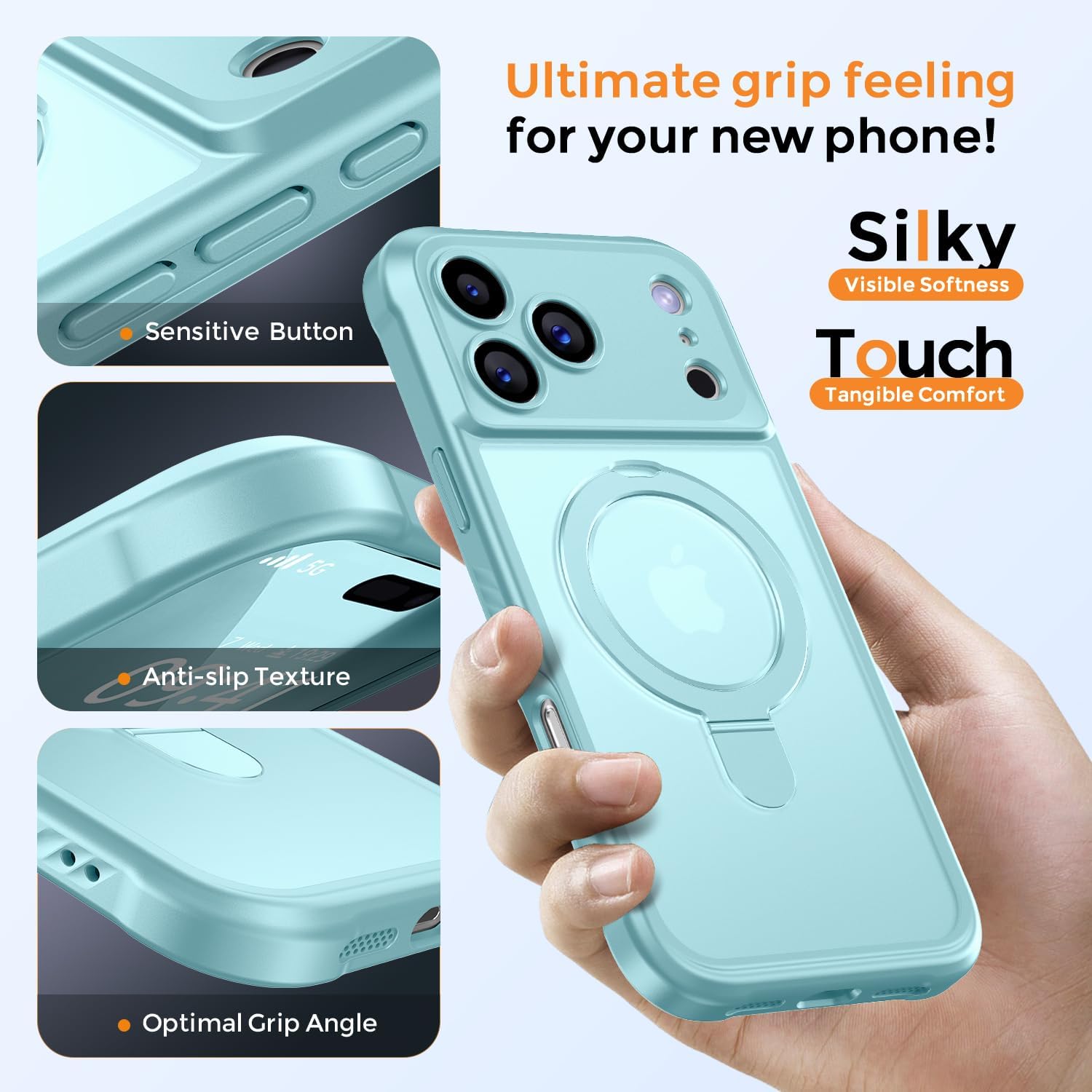 Detalle de MOCCA iPhone 17 Pro Max case, 6.9 in
