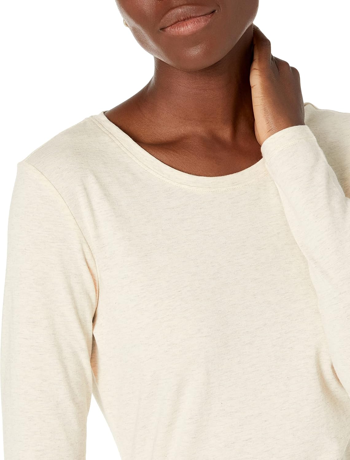 Thumbnail 2 de Amazon Essentials Femme T-Shirt à Manches Longues, Col Rond, Coupe Classique – Disponible en Grande Taille