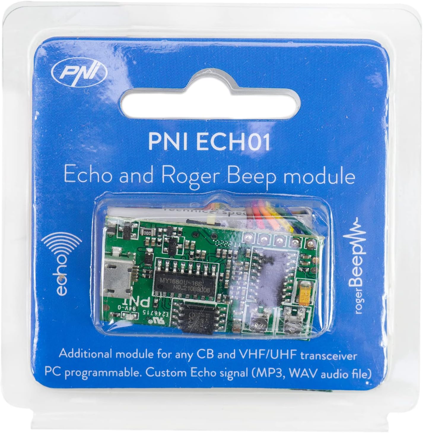 Detalle 2 de PNI ECH01 (ECH-R-01) echo- en Roger-beepmodule, MP3/WAV tot 1,5 s