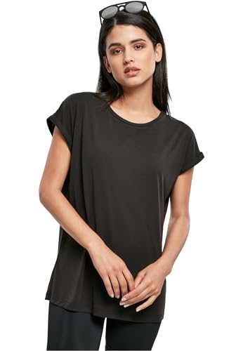 Detalle de URBAN CLASSICS Maglietta Donna a Maniche Corte Oblique in Jersey Modal – Taglie forti XS-5XL