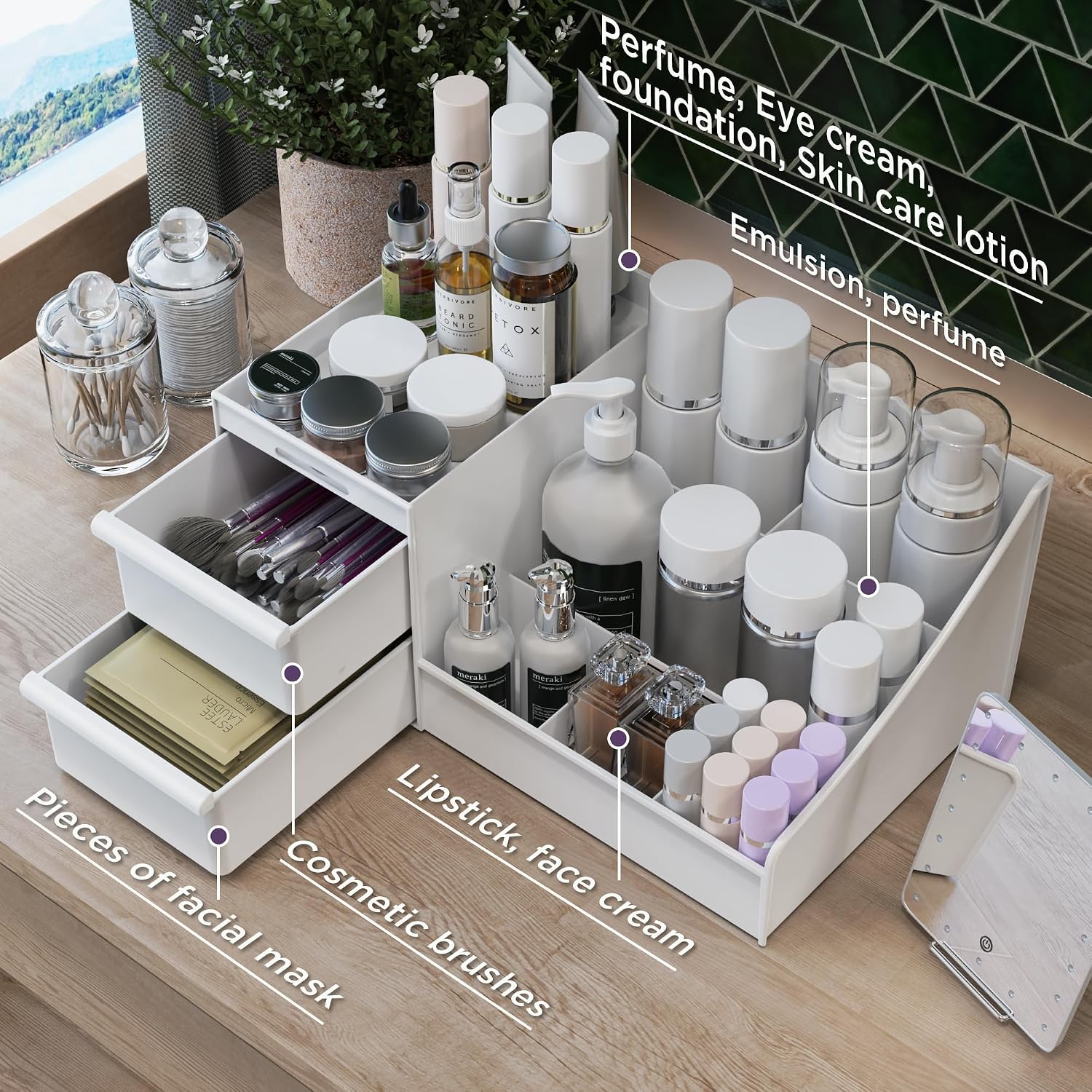 Thumbnail 5 de DancesCat Make Up Organizer Kosmetikbox