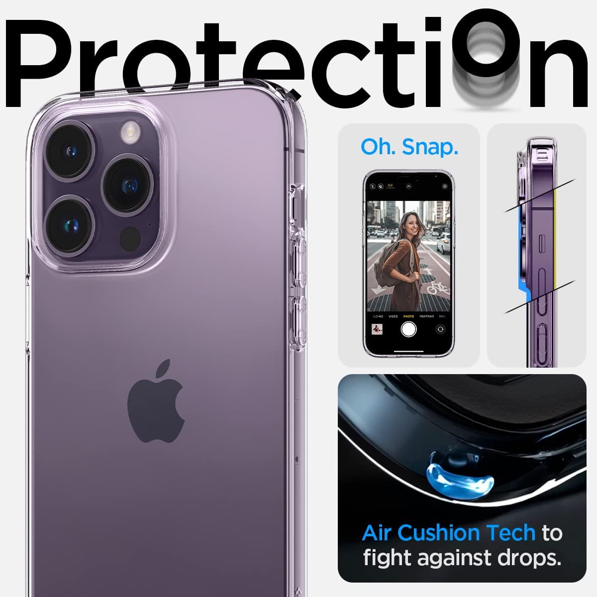 Thumbnail 5 de Spigen Liquid Crystal pour iPhone 14 Pro – transparent