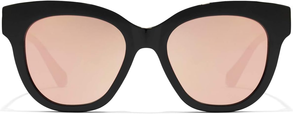 Detalle 2 de HAWKERS Audrey Black Rose Gold gafas de sol estilo mariposa (filtro 3, TR90 y lentes TR18) unisex