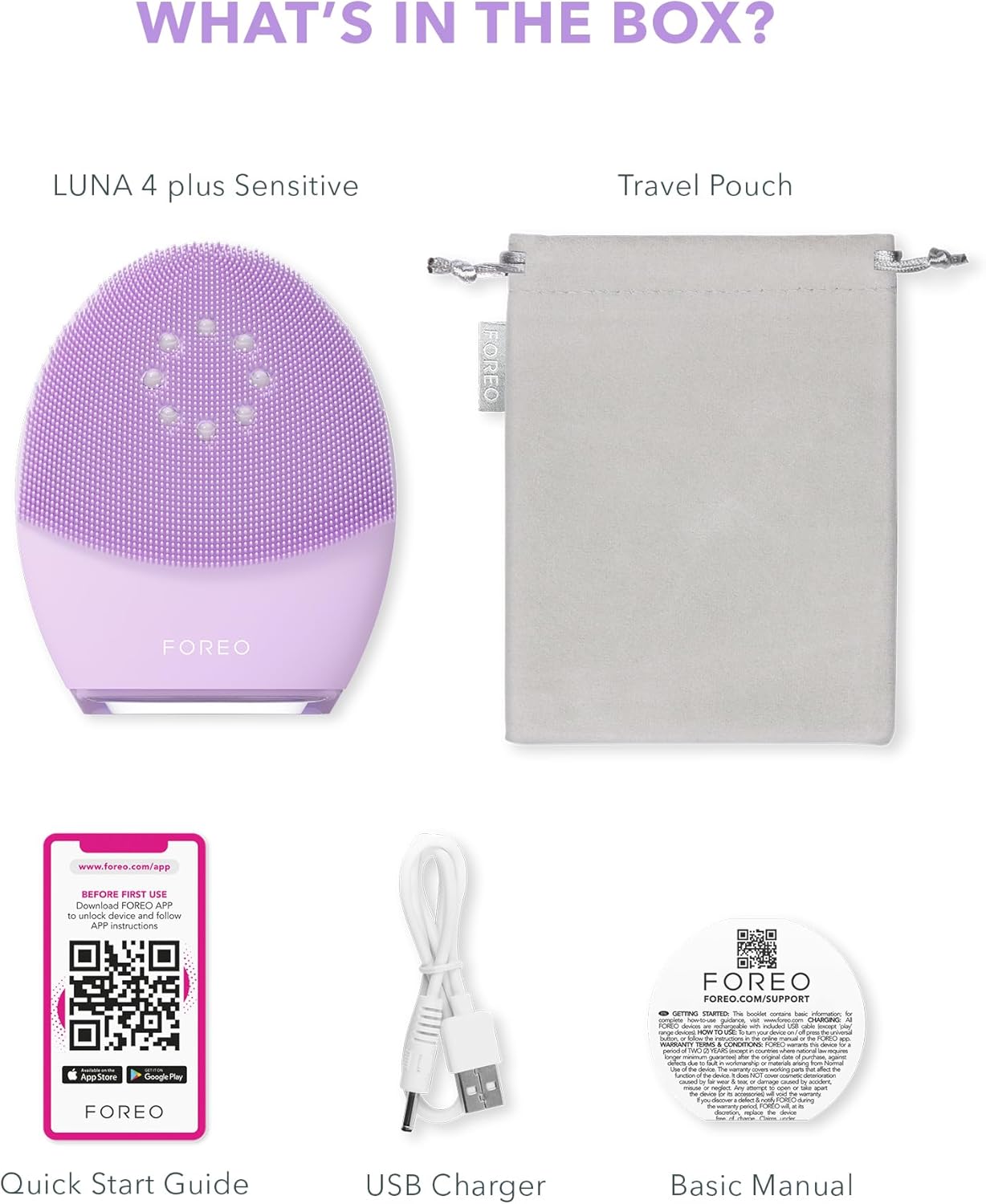 Thumbnail 6 de FOREO LUNA 4 plus Brosse nettoyante visage, massage anti-âge NIR+ et masque LED rouge