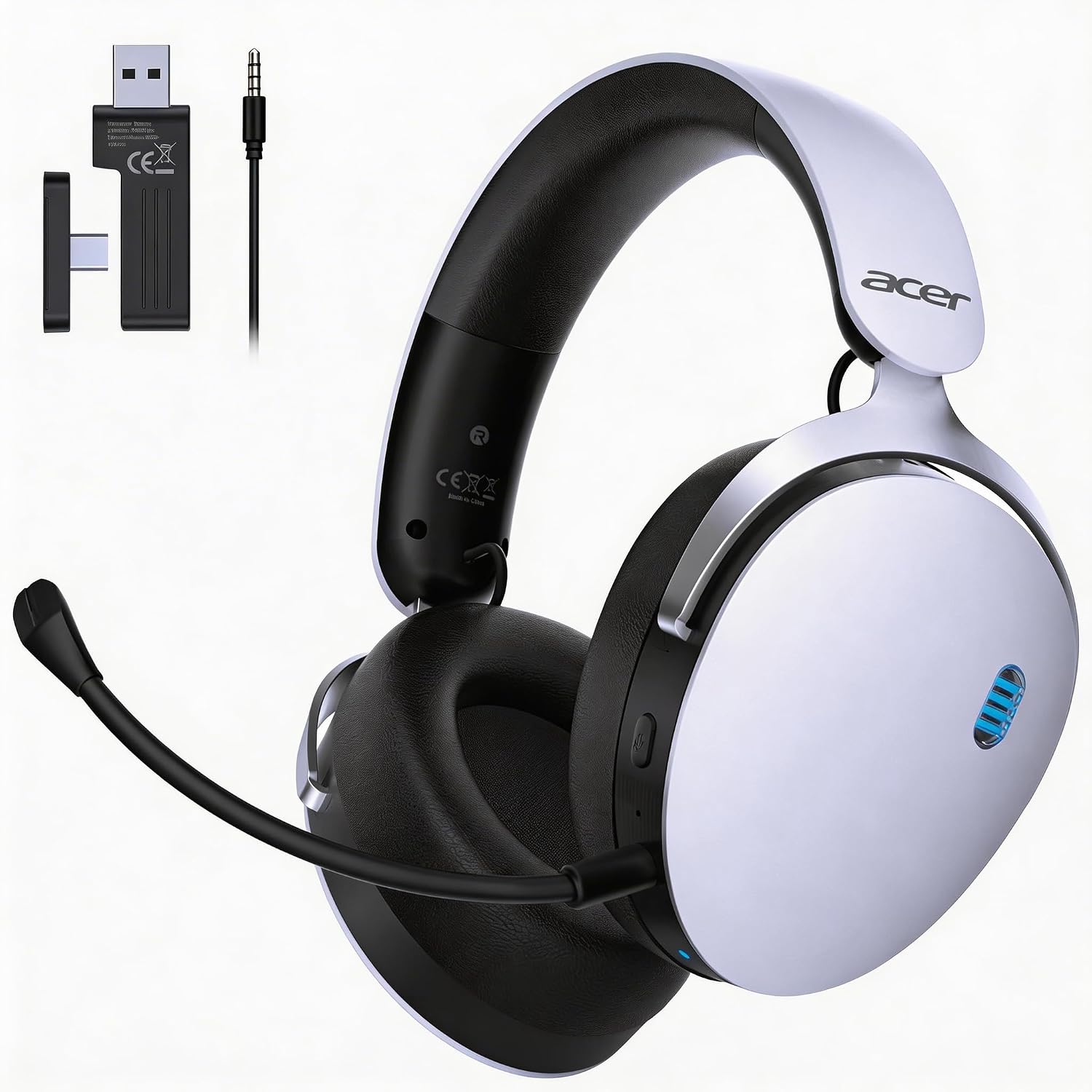 Imagen de Acer Tri-Mode Wireless Gaming Headset with 50mm Drivers and Noise-Canceling Mic en OfertitasTOP