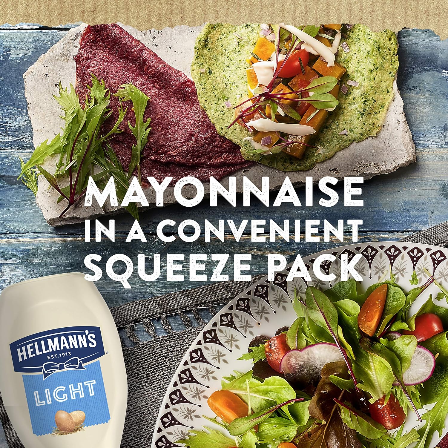 Thumbnail 6 de Hellmann's 10048001005942 Light Mayonnaise, 20 oz Squeeze, 3-Pack