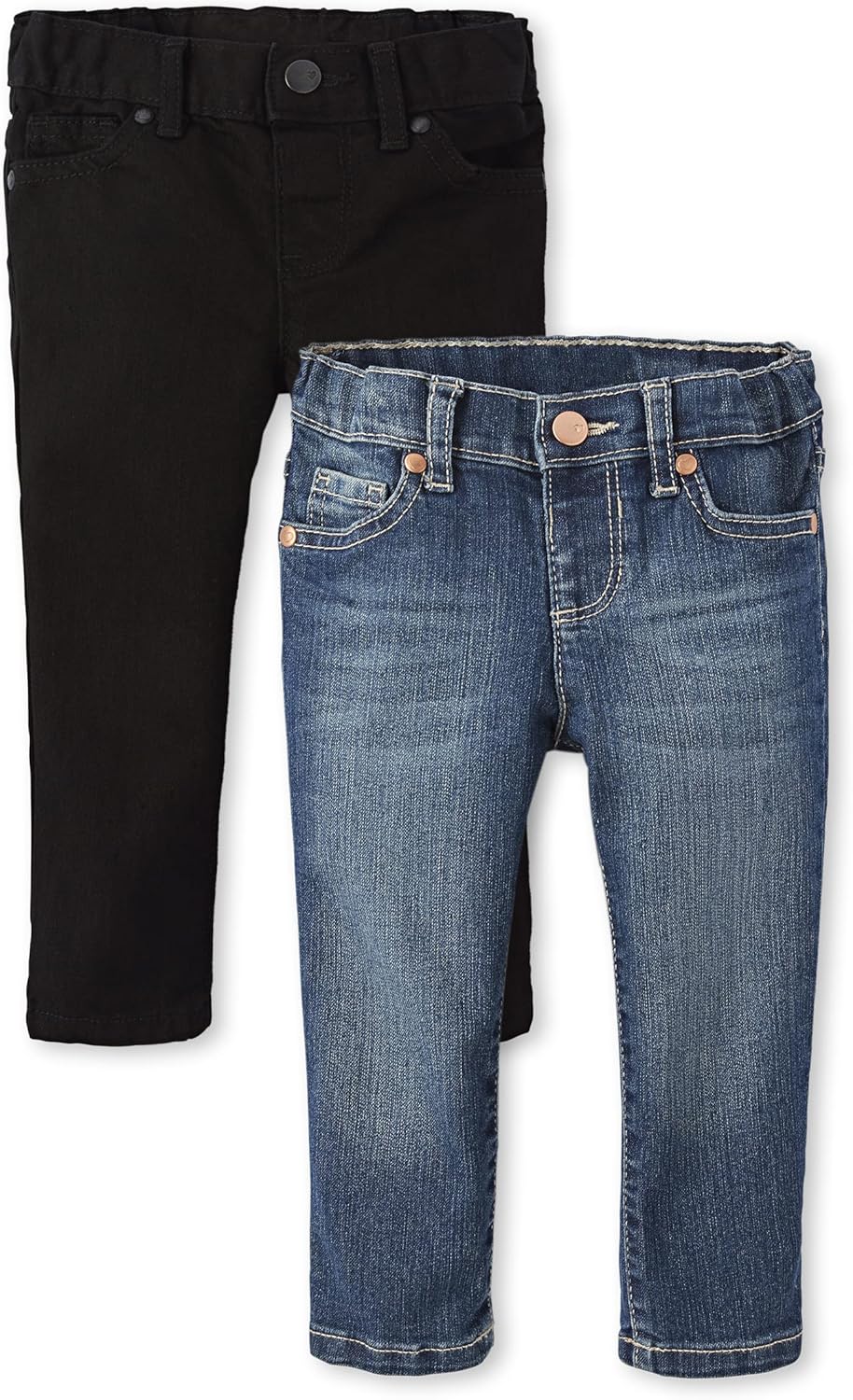 Thumbnail 6 de The Children's Place Baby Girls' and Toddler Skinny Jeans — Pack of 2