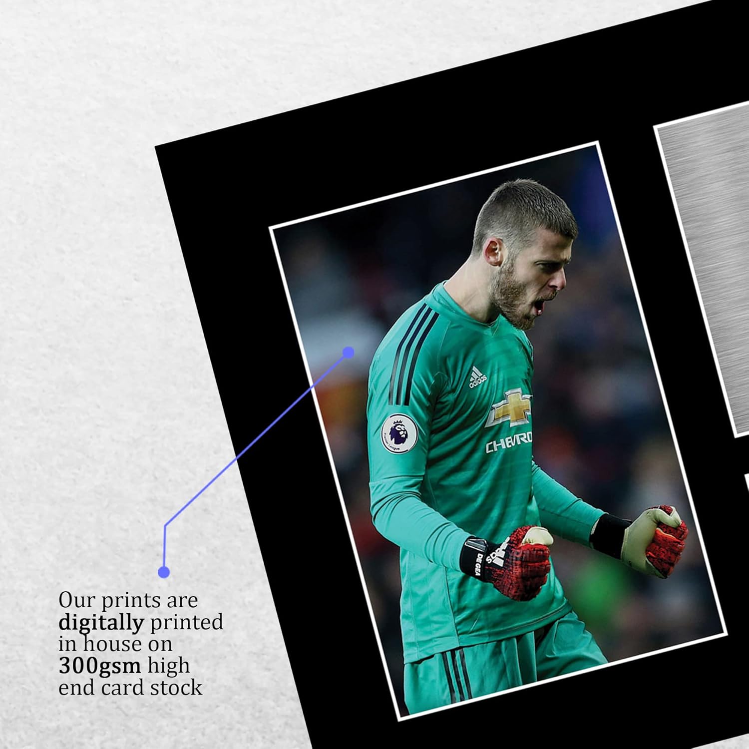 Thumbnail 3 de HWC Trading David De Gea signed A4 print gift display (unframed)