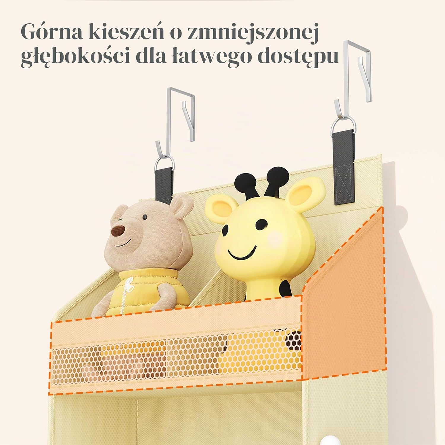 Thumbnail 6 de Lifewit 25122 wiszący organizer na drzwi, 5 poziomów i 4 kieszenie