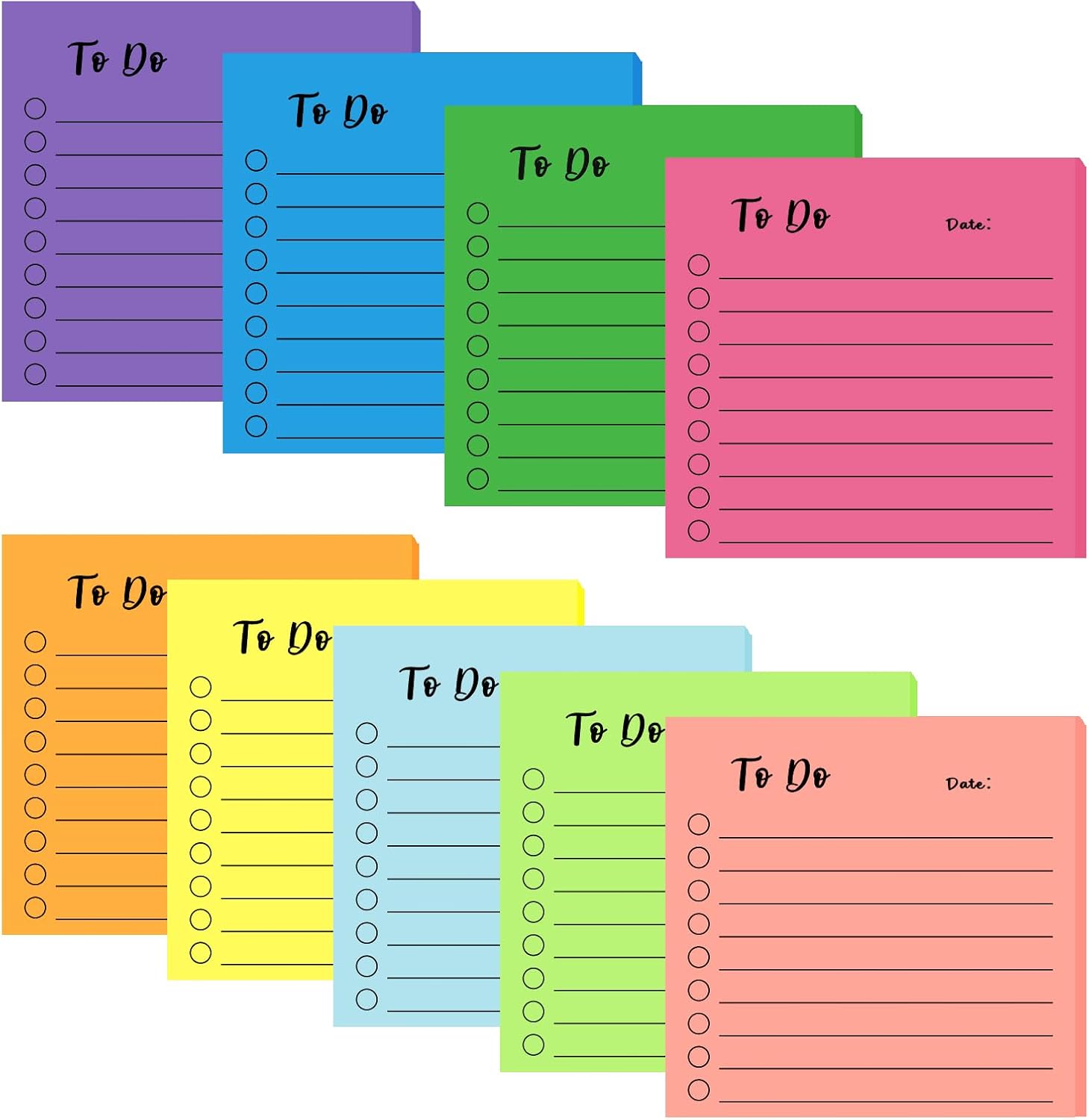 Detalle de To-do Haftnotizen 450 Blatt, 10 x 15 cm