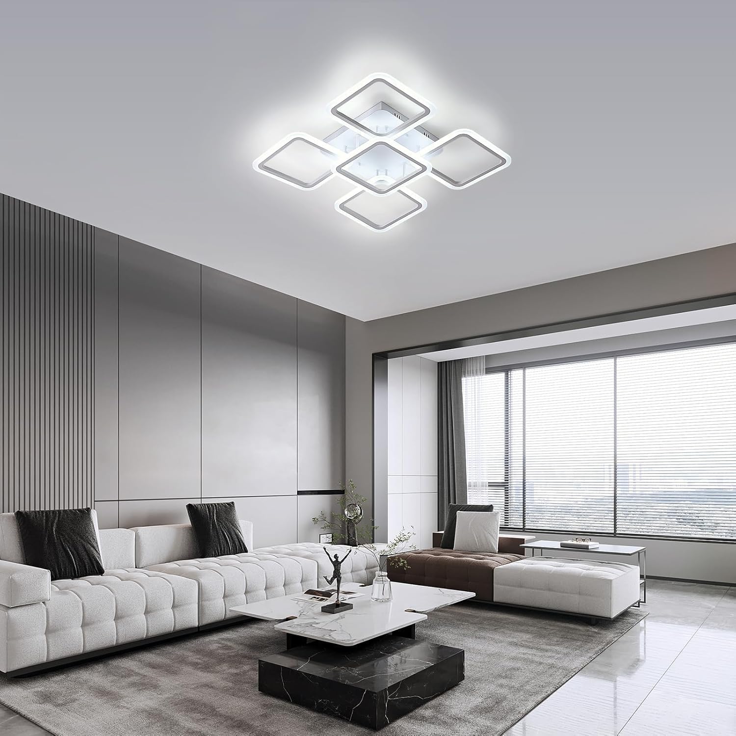 Detalle 2 de Comely plafoniera LED dimmerabile 57W