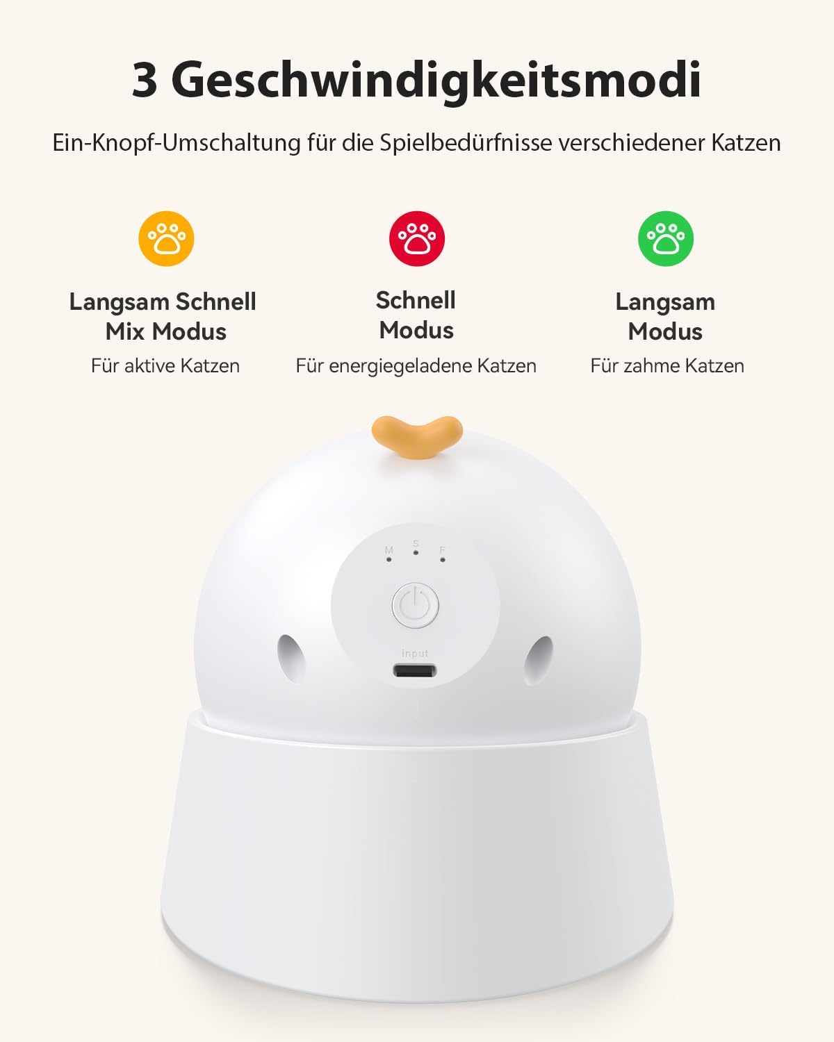 Thumbnail 4 de Katzenspielzeug Interaktiv mit 360° Basis 1000 mAh